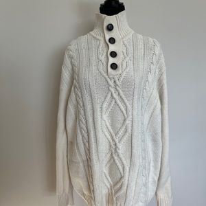 Haggar Cable Knit Sweater Size XL